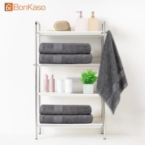 100% Cotton Bath Towel Set (Pack of 4) - Soft, Quick-Drying & Highly Absorbent Towels for Sensitive Skin - Ideal for Bathroom, Gym, Hotel & Spa - Charcoal Grey (27 x 54 inches, 550 GSM) - Image 7