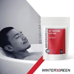 Hot Mustard Body Bath Soak, Magnesium, Mustard Seed Powder, Wintergreen Oil Recommend to Ease Tension and Fatigue, 10 100g Sachets per Pack (35.3 Oz) - Image 3