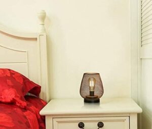 JHY DESIGN Set of 2 Metal Cage LED Lantern Battery Powered Cordless Accent Light with LED Great for Weddings Parties Patio Events for Indoors Outdoors - Image 5