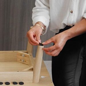 Slipstick GorillaPads CB147 Non Slip Furniture Pads/Gripper Feet (Set of 16) Self Adhesive Rubber Floor Protectors, 1 inch Round, Black - Image 7