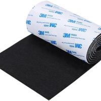 Felt Furniture Pads, Non Slip Self Adhesive Cuttable Felt Tape Black Heavy Duty Felt Strip Roll for Protecting Hardwood Floors Chair Wall Protector (40 x 5 x 0.12 Inch)