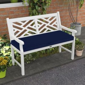 Outdoor Bench Cushion - 48" x 18" x 3" Bench Cushions for Outdoor Furniture, Non-Slip Outdoor Swing Cushions with Removable Cover, Patio Bench Cushion for Backyard Porch Settee (Navy) - Image 6
