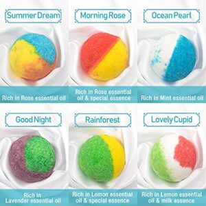 INTEYE Organic Bath Bombs Gift Set, 24 Handmade Fizzies Rich in Essential Oil, Moisturize Dry Skin, Gifts idea for Kids, Her/Him, Wife/Girlfriend, Birthday, Christmas, Mothers Day - Image 3