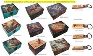 JB&C Premium Horse Jewelry Trinket Keepsake Box. Animal Home Decor, Gifts for Horse Lovers (3.75in HS) - Image 7