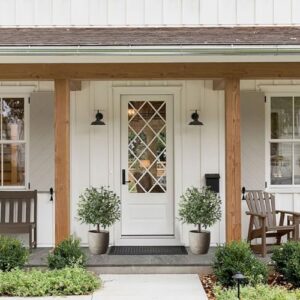 25.5” Tall Artificial Topiary Ball Olive Tree Set of 2 Pack, Olive Boxwood Topiary Ball Potted Bushes UV Resistant Potted Plants for Garden Indoor Outdoor Home Decor - Image 4