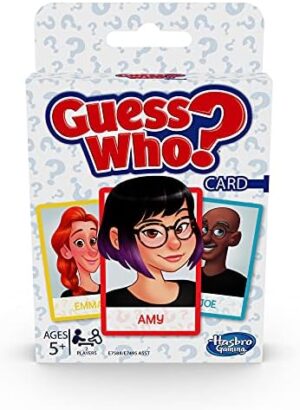 Hasbro Gaming Guess Who? Card Game for Kids Ages 5 and Up, 2 Player Guessing Game