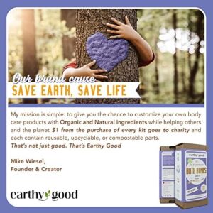 Earthy Good DIY Bath Bomb Kit With Organic Ingredients 100% Natural Includes: Essential Oils, Dried Rose, Chamomile & Lavender, Molds, Guide & More- Includes Furoshiki Cloth- Makes 10 Mini Bath Bombs - Image 9