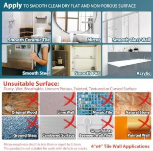 TAILI Grab Bars for Bathtubs and Showers 2 Pack Suction Grab Bar, Heavy Duty Shower Handle Removable Bath Handrails for Seniors and Elderly, Bathroom Safety Grip No Drilling Waterproof,Grey - Image 6