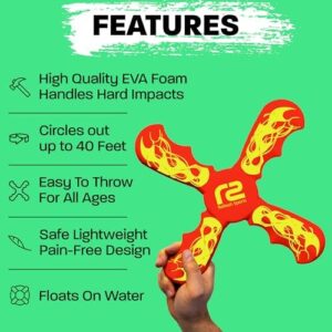 Boomerang for Kids - Toys For Ages 8-13 Boys & Girls - Fun & Easy To Use - Easter Basket Stuffers for Kids 6 7 8 9 10 Year Old Boy Gifts - Best Easter Gifts For 8 Year Old Boys Gift Ideas for All Ages - Image 4