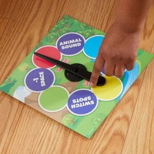 Hasbro Gaming Twister Junior Game, Animal Adventure 2-Sided Mat, 2 Games in 1, Party Game for Kids Ages 3 and Up and 2-4 Players (Amazon Exclusive) - Image 11