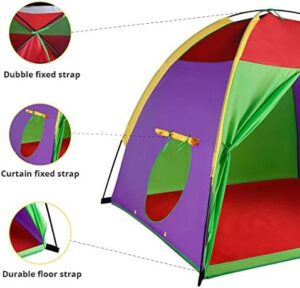 Alvantor Kids Tents Indoor Children Play Tents For Toddler Tents For Kids Pop Up Tent Boys Girls Toys Indoor Outdoor Play Houses Giant Party 58”x58"x47" - Image 7