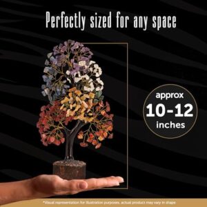 FASHIONZAADI 7 Chakra Tree of Life, Crystals and Healing Stones, Birthday Gifts for Women - Crystal Tree for Positive Energy, Home Office Decor, Spiritual Gifts for Women - Image 2