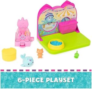 Gabby's Dollhouse Kitty Narwhal’s Carnival Room, with Toy Figure, Surprise Toys and Dollhouse Furniture, Kids Toys for Girls & Boys 3+ - Image 3