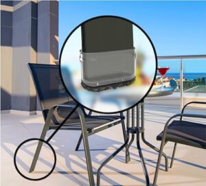 Slipstick GorillaOutdoor Berber Furniture Feet Pads with Clear Sleeve Sock (16 Pack) Weatherproof Outdoor Furniture Sliders for Medium Rectangular Legs - Image 4