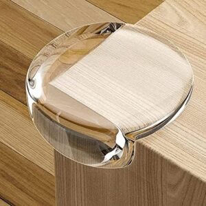 [24 Packs] BECOMTO Baby Safety Corner Guards,Premium Clear Furniture Edge Corner Protector with Strong 3M Gel Stickers Adhesive,Baby Safety Desk Table Sharp Corner Cushion Padding,Crystal Technology