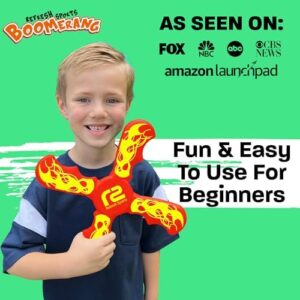 Boomerang for Kids - Toys For Ages 8-13 Boys & Girls - Fun & Easy To Use - Easter Basket Stuffers for Kids 6 7 8 9 10 Year Old Boy Gifts - Best Easter Gifts For 8 Year Old Boys Gift Ideas for All Ages - Image 2