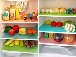 9 Pack Refrigerator Mats,Washable Fridge Mats Liners Easy to Clear Fridge Pads Mat Shelves Drawer Table Mats Refrigerator Liners for Shelves,3Red/3Green/3Blue - Image 2