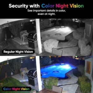 WYZE Cam v4, 2.5K WiFi Security Camera, Indoor/Outdoor Cameras for Home Security, Pet Camera/Baby Monitor, Motion Activated Spotlight/Siren, Color Night Vision, 2-Way Audio, Works with Alexa & Google - Image 4