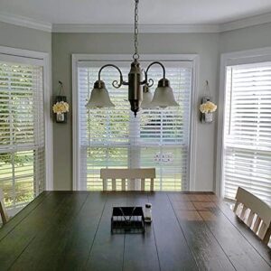 HOMKO Decorative Mason Jar Wall Decor - Rustic Wall Sconces with 6-Hour Timer LED Fairy Lights and Flowers - Farmhouse Home Decor (Set of 2) - Image 4