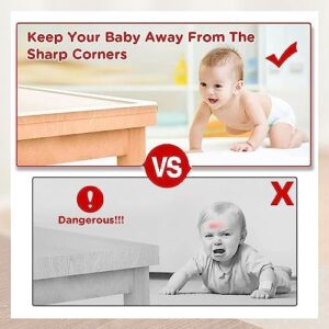 Baby Proofing Edge Protector for Kid Clear Edge Protector Strip Safety Corner Guards Child Proof Corner Bumper for Furniture 1.2in x 32.8ft - Image 7