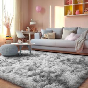 Ultra Soft Fluffy Rugs for Living Room, Anti-Skid Indoor Carpet Nursery Rugs for Kids Room Home Decor, Rectangular Fuzzy Rug 9x12 Feet - Image 4