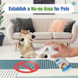 Enhanced Cat Deterrent Spray Indoor, Cat Repellent Indoor and Outdoor for Cat and Kitten, Protecting Furniture, Effective Cat Scratch Deterrent Training Aid for Furniture, Sofas, Rugs, Curtain, 150ml - Image 3