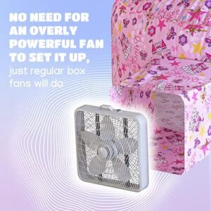 Skywin Air Tent Fort Playhouse for Kids (Princess) - Classic Inflatable Kids Fort Sets Up and Stores Away in Seconds, 77 x 50 Inches (Fan NOT Included) - Image 7