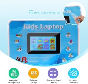 Kids Laptop, Color Screen Educational Laptop with 48 Learning Modes, Laptop for Kids Ages 5+ - Image 4