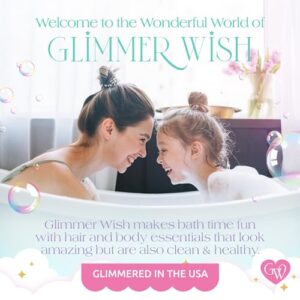 Glimmer Wish Mermaid Kids Conditioner, Paraben and Sulfate Free Conditioner for Strong and Smooth Hair, Kids Hair Care, Tropical Beach Scent, 12 Fl Oz - Image 7