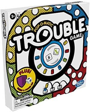 Hasbro Gaming Trouble Game with Bonus Shield & Power Die | Family Board Games | Easter Gifts for Kids | 2-4 Players | Ages 5+ (Amazon Exclusive) - Image 5