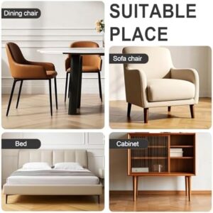 Chair Leg Floor Protectors, 48 PCS 1inch,Felt Furniture Pads, Furniture Sliders,Non Slip Pads Grippers,Under Couch Blocker,Chair Leg Pads,Furniture stoppers,Cabinet Bumpers (Brown, 1") - Image 5