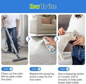 Enhanced Cat Deterrent Spray Indoor, Cat Repellent Indoor and Outdoor for Cat and Kitten, Protecting Furniture, Effective Cat Scratch Deterrent Training Aid for Furniture, Sofas, Rugs, Curtain, 150ml - Image 5