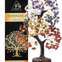 FASHIONZAADI 7 Chakra Tree of Life, Crystals and Healing Stones, Birthday Gifts for Women - Crystal Tree for Positive Energy, Home Office Decor, Spiritual Gifts for Women