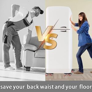 Furniture-Dolly-Furniture-Movers with-5-Wheels, Furniture Sliders Lifters Tool Set for Moving Heavy Duty, Furniture Dollies, Max Capacity 1650Ib Red - Image 2