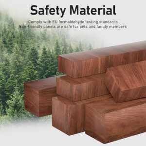 Dog Crate Furniture, 32" Dog Kennel Furniture, Small Dog Kennel Indoor, Dog Crates for Small Dogs, Wooden Dog Crate with Wheels, Tray, Feeding Window - Image 7