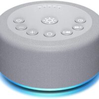 Sound Machine Night Light White Noise Machine 30 Non Looping Sounds 12 Lights 5 Timers 36 Adjustable Volume Memory Function Brown Noise Sleep Sounds Machine for Baby Kids Adult & Home Office Travel