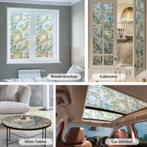 Finnez Window Privacy Film Window Film 3D No Glue Glass Sticker for Glass Door Home and Office Heat Control Anti UV 23.6 Inch x 13.1 Feet - Image 5
