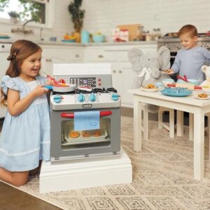 Little Tikes First Oven Realistic Pretend Play Appliance for Kids, Play Kitchen with 11 Accessories and Realistic Cooking Sounds, Unique Toy Multi-Color, Ages 2+ - Image 3
