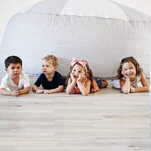 The Original Patented AirFort - Build A Fort in 30 Seconds, Inflatable Fort for Kids, Play Tent for 3-12 Years, A Playhouse Where Imagination Runs Wild, Fan not Included (Mod About Gray) - Image 8