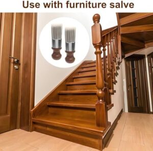 Salve Bruch for Furniture, Soft Household Leather Brush for Leather-Wood Sofa Repair, Wood Furniture Brush Fix and Protect for Home -Salve Not Include(2pcs) - Image 4