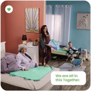 IMPROVIA® Washable Underpads, 34" x 52" (Pack of 4) - Heavy Absorbency Reusable Incontinence Pads for Kids, Adults, Elderly, and Pets - Waterproof Protective Pad for Bed, Couch, Sofa, Furniture, Floor - Image 7