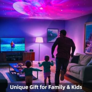 Astronaut Galaxy Projector - Star Projector, Bluetooth Speaker, White Noise, Star and Moon Galaxy Lights for Bedroom with Timer and remote, Nebula Night Light 360° Adjustable, Starry galaxiy projecter - Image 8