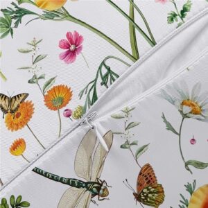 NIGHTWISH Outdoor Waterproof Pillow Covers 18x18 Set of 4 Spring Summer Decorative Floral Throw Pillow Covers Farmhouse Sofa Couch Cushion Cases for Patio Furniture Garden Decor - Image 7