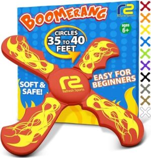 Boomerang for Kids - Toys For Ages 8-13 Boys & Girls - Fun & Easy To Use - Easter Basket Stuffers for Kids 6 7 8 9 10 Year Old Boy Gifts - Best Easter Gifts For 8 Year Old Boys Gift Ideas for All Ages