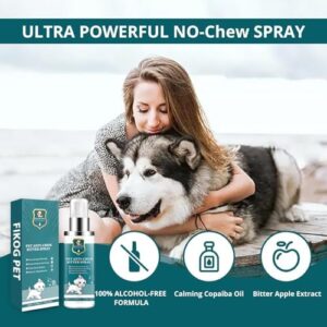 Bitter Apple Spray for Dogs to Stop Chewing and Licking, No Chew Spray for Dogs, Alcohol Free/Non-Toxic, Stop Licking Wounds and Hot Spots, Protecting Furniture, Shoes, Bandages, Indoor & Outdoor - Image 3