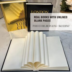 Decorative Books for Home Decor with Small Birds Statues Gold Home Decoration, Modern Style Coffee Table Book Decor, Stacked Books for Bedroom, Living Room, Office Desktop, Cabinets Shelf Decor - Image 6