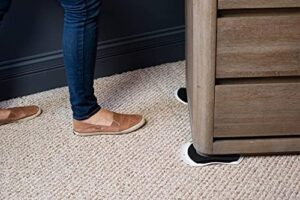EZ Moves Furniture Slides for Carpet, Large (9” x 6”) - Easily Move Sofas, Loveseats, Cabinets, Bookcases, and More (4 Slides per Set) - Image 3