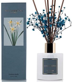 Cocorrína Premium Reed Diffuser Set with Preserved Baby's Breath & Cotton Stick Cashmere Vanilla | 6.7oz Scent Fragrance Oil Diffuser for Bedroom Bathroom Home Décor - Image 2
