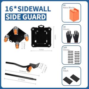 Heavy Duty Furniture Movers with 4 Wheels,Furniture Lift Mover Tool Set with 2000 lbs Load Capacity, Easy Sliders Dolly with Removable Side Guards&Brake, for Moving Appliance,Sofa etc - Image 2