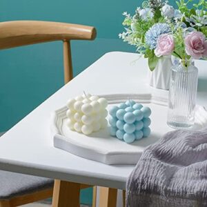 Bubble Candle - Cube Soy Wax Candles, Home Decor Candle, Scented Candle Set 2 Pieces, Home Use and Gifting - Image 5